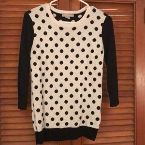 Banana Republic factory polka dot sweater